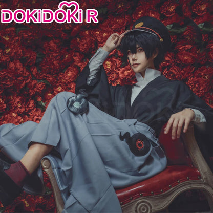 Yugi Tsukasa Cosplay Costume Anime Cosplay【S-2XL】DokiDoki-R Men Kimono Costume Yugii Tsukasa Cosplay Hat Plus Size