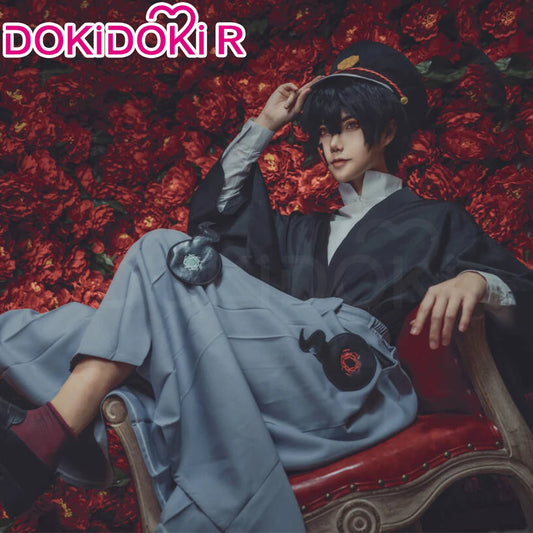 Yugi Tsukasa Cosplay Costume Anime Cosplay【S-2XL】DokiDoki-R Men Kimono Costume Yugii Tsukasa Cosplay Hat Plus Size