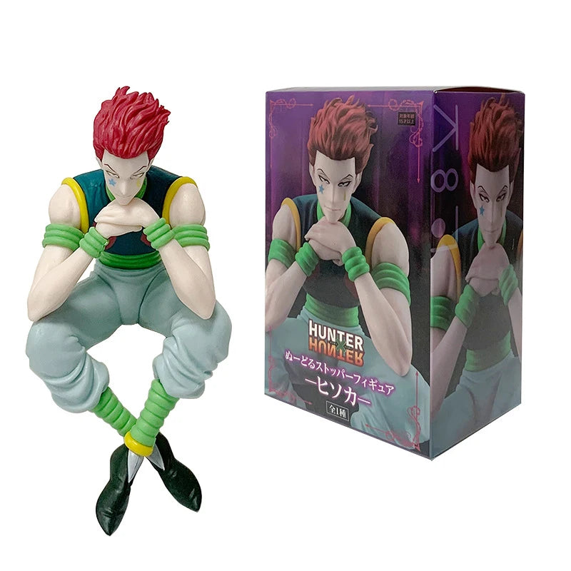 14cm Hunter×Hunter Anime Figure Phantom Troupe Hisoka Action Figure Noodle Stopper Room Decoration Noodle Stopper PVC Model Toys