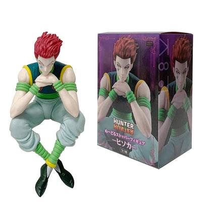 14cm Hunter×Hunter Anime Figure Phantom Troupe Hisoka Action Figure Noodle Stopper Room Decoration Noodle Stopper PVC Model Toys