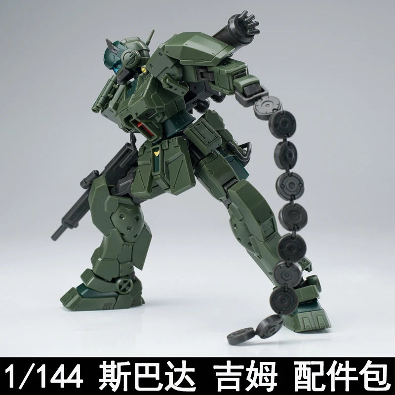 In Stock EW Model GM Spartan Accessories Package HG 1/144 RGM-79S General Package Assembly Model Kit Change Parts Action Figure