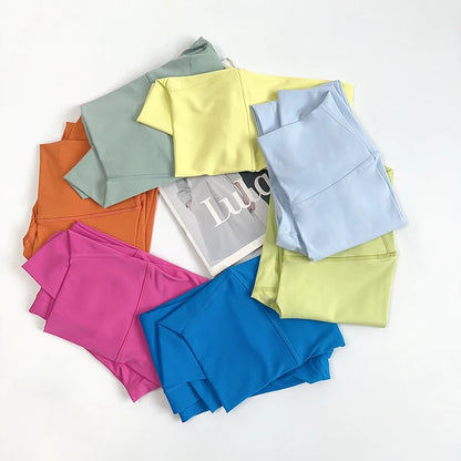 2 Pieces Yoga Set Women Gym Set Workout Clothes Sports Suits High Waist Leggings Cross Straps Fitness Bra Top Running Tracksuit