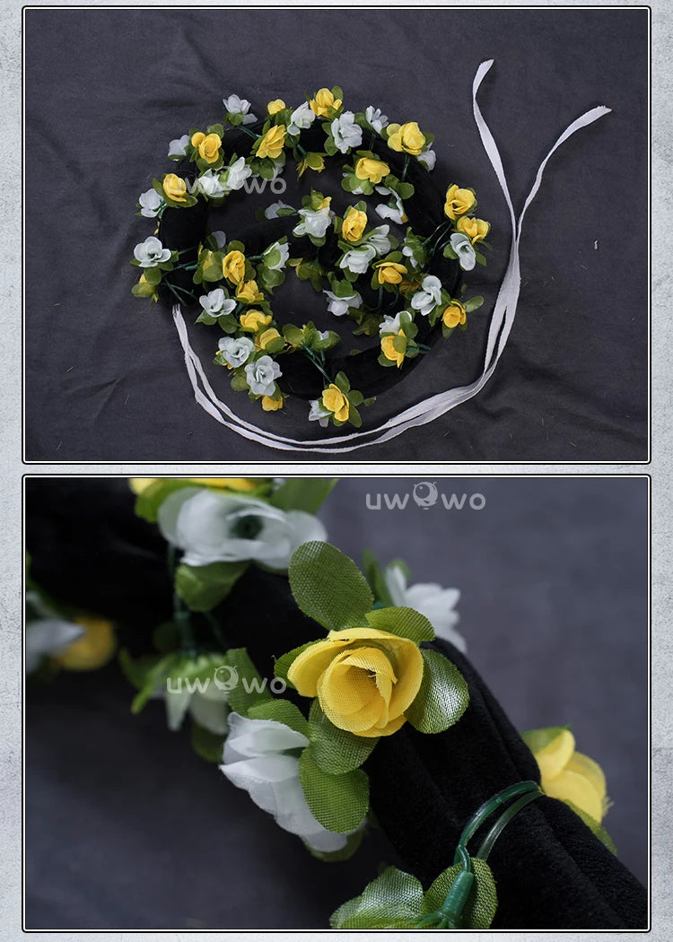 LAST BATCH UWOWO Game 2B Collab White Cosplay Costume Maid Dress Halloween Costume