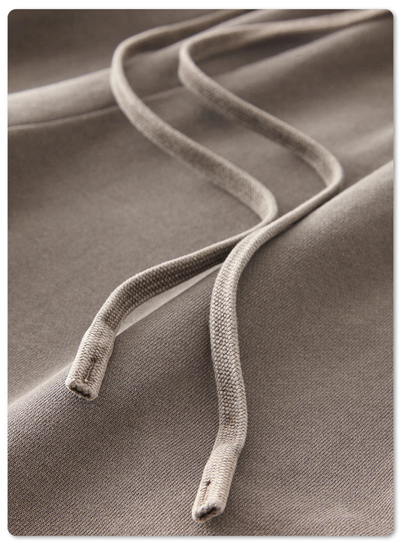 ZODF Fashion Autumn Winter Men Washed 450gsm Pants Unisex High Street Oversized Straight Trousers Streetwears HY0626