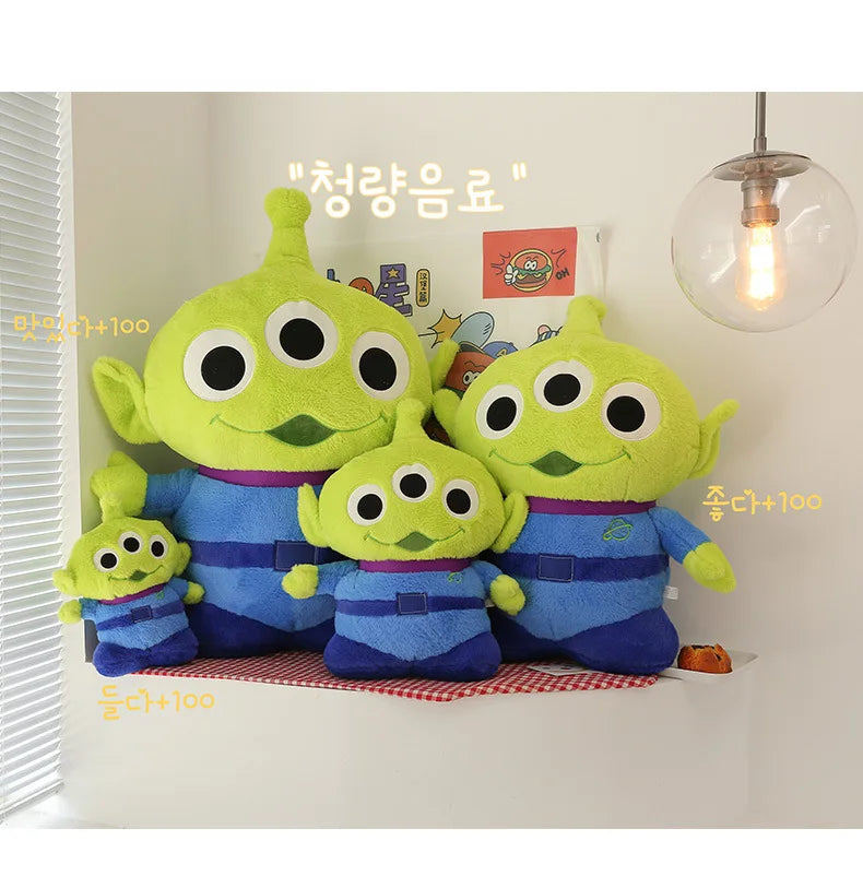 50/70/90cm Super Big Size Alien Disney Cartoon Anime Plush Stuffed Doll Cute Room Decorated Plushie Children Pillow Holiday Gift