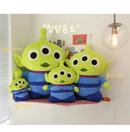 50/70/90cm Super Big Size Alien Disney Cartoon Anime Plush Stuffed Doll Cute Room Decorated Plushie Children Pillow Holiday Gift