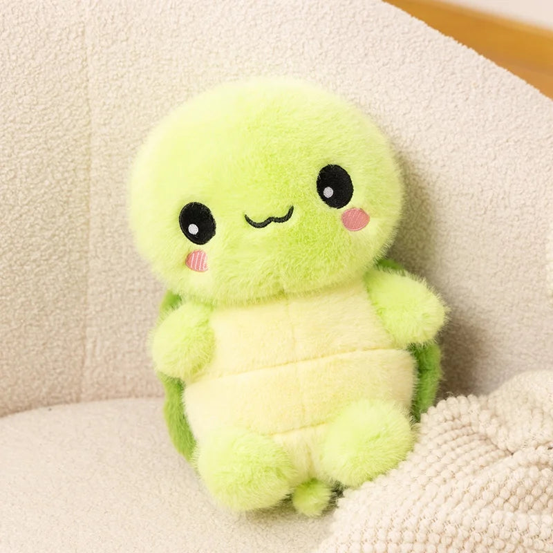 30/40cm Cute Green Turtle Plushies Hug Pillow Big Eyes Kawaii Tortoise Soft Toy Birthday Gift For Girl Friend Sleep Companion