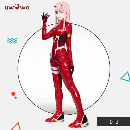LAST BATCH UWOWO Zeroo Twoo Cosplay Costume 02 Anime Zentaii Cosplay Bodysuit CODEE Plug Suit Women Cosplay
