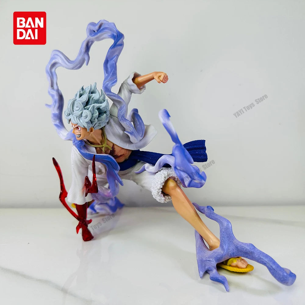 Hot One Piece Anime Figures Nika Luffy Gear 5th Action Figure Gear 5 Sun God Pvc Figurine Statue Model Decoration Doll Toys