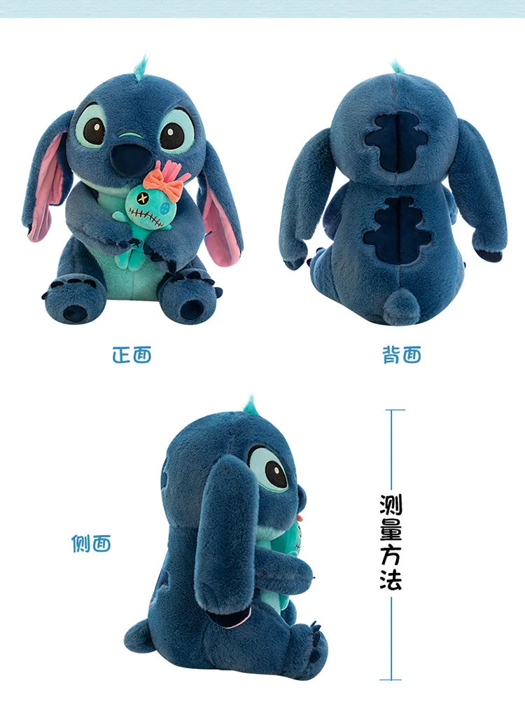 45/60/75CM Big Size Disney Stitch Kawaii Anime Plush Stuffed Doll Room Decoration Plushies Children Pillow Ornament Holiday Gift