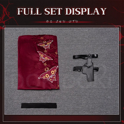 IN STOCK Adaa Wongg Cosplay Costume Game Cosplay【XS-3XL】DokiDoki-R Women Sexy Red Cheongsam Dress Plus Size