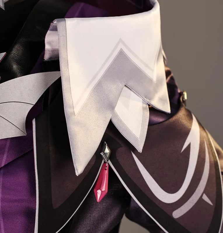 Genshin Impact Durin Cosplay Costume Wig Uniform Headwear Game Role Play Outfit Halloween Christmas Party for Women Men Girls