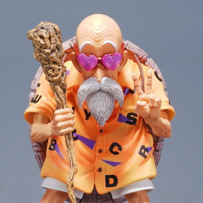 26cm Anime Dragon Ball Master Roshi PVC Action Figure Kame Sennin Statue Model Toy Gift - With Box