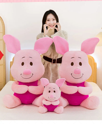 60/80/100cm Super Big Size Piglet Disney Anime Plush Stuffed Doll Kawaii Room Decoration Plushies Children's Pillow Holiday Gift