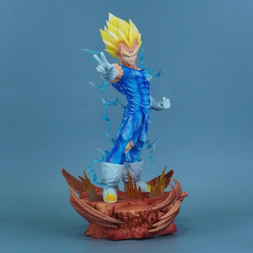 31.5cm Anime Dragon Ball Majin Vegeta PVC Action Figure Statue Desktop Ornament Model Toy Gift