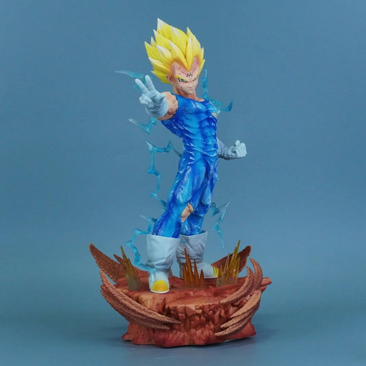 31.5cm Anime Dragon Ball Majin Vegeta PVC Action Figure Statue Desktop Ornament Model Toy Gift
