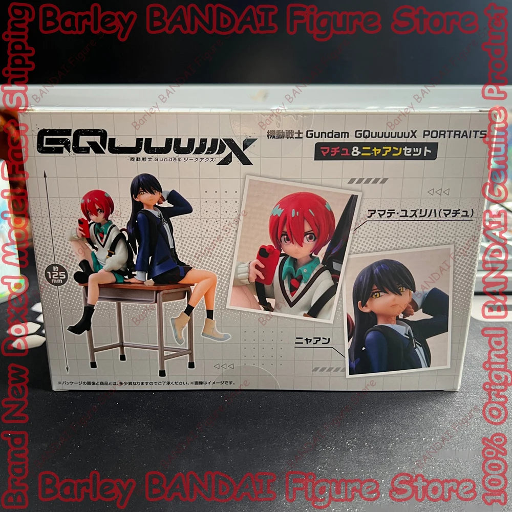 Bandai Mobile Suit Gundam GQuuuuuuX Machu Nyaan Set 12.5cm PVC