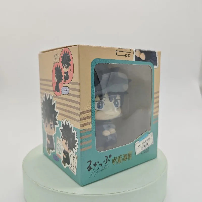 Cute Jujutsu Kaisen Anime Mini Fushiguro Megumi Figurine Itadori Yuji Action Figures PVC Q Version Collection Model Toys Gifts