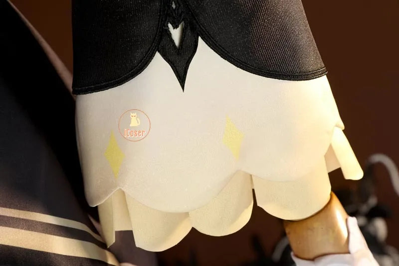 Genshin Impact Sandrone Cosplay Costume Wig Marionette Dress Headwear Eleven Fatui Harbingers Halloween Women Girls Role Play