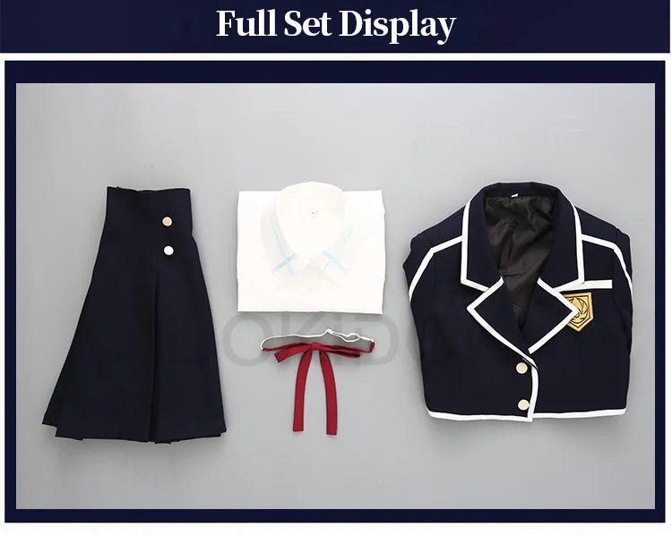 Kiriko Yuuki Asuna Cosplay Costume Anime Sword Art Online【XS-2XL】DokiDoki-R School Uniform Kiriko Cosplay