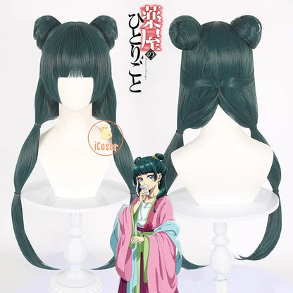 Anime The Apothecary Diaries Maomao Cosplay Costume Dress Wig Purple Pink Dress Kusuriya No Hitorigoto Halloween for Women Props