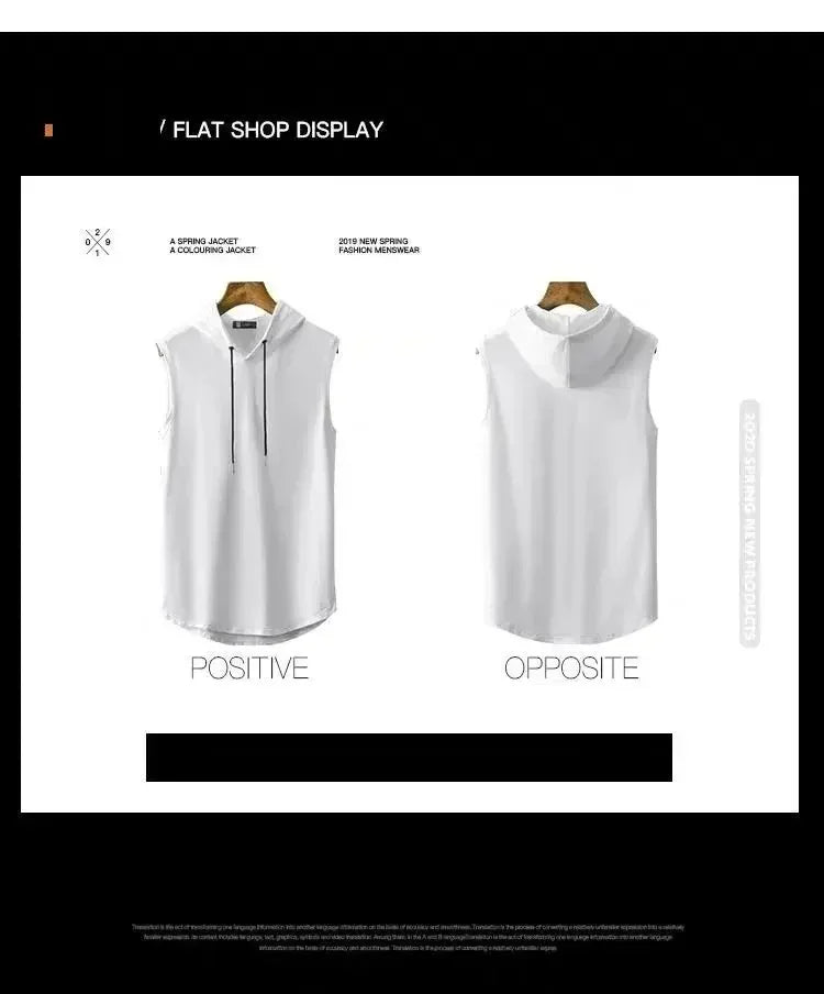 Dragon Ball Z Anime Graphic Print Men's Sleeveless Hoodie Streetwear Muscle Tank Top Summer Casual Hooded Gym Vest Fitness Wear