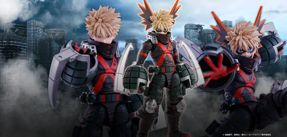 Bandai S.H.Figuarts My Hero Academia Izuku Midoriya Katsuki Bakugo PVC Model