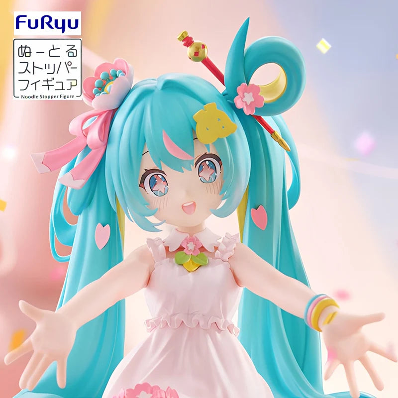 FuRyu Hatsune Miku Noodle Stopper 14.5CM PVC Model