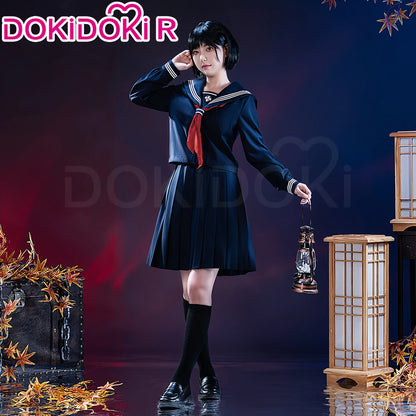 IN STOCK Shimizu Hinako Cosplay Costume Anime【S-2XL】DokiDoki-R Women School JK Uniform Dress Cosplay Halloween Plus Size