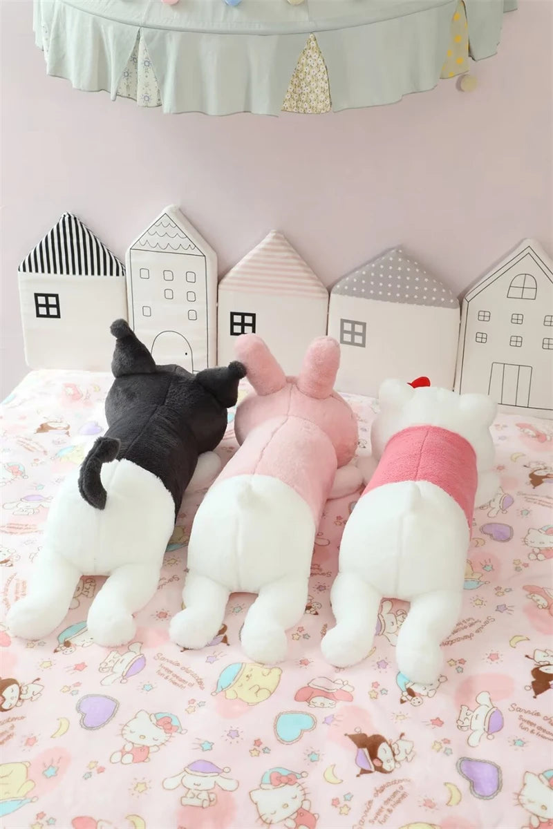 Lovely Kuromi Hello Kitty Melody Long Pillow Back Cushion Stuffed Anime Japanese Style Leg Pillow Sofa Bed Long Cushion Girl