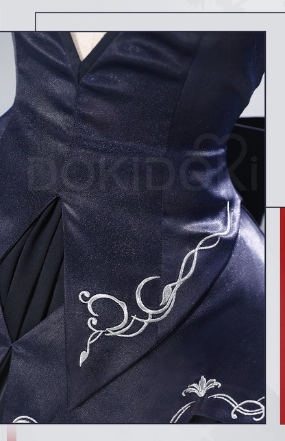 Saber Artoria Pendragon Cosplay Costume Game Fate/stay Night DokiDoki-R Women Black Saber Dress