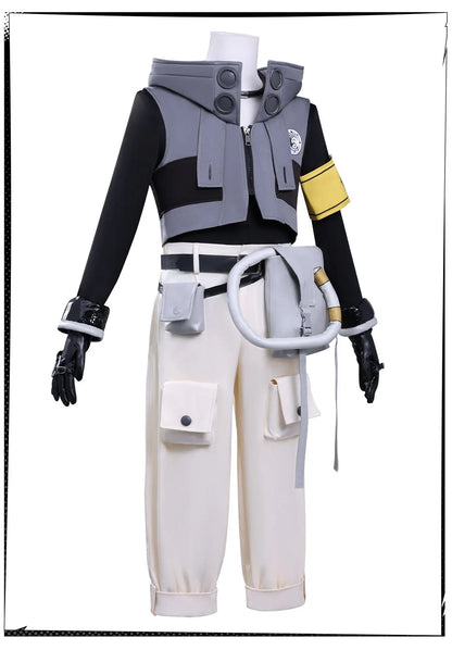 Anime Gachiakuta Rudo Surebrec Cosplay Costume Wig Uniform Jacket Gloves Bag Akuta Cleaners Halloween Party for Women Men iCoser