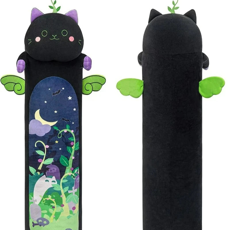 New Long Cat Plush Pillow Wings Colorful Sofa Pillow Bed Pillow Doll Plush Toy Doll Children's Birthday Christmas Gift