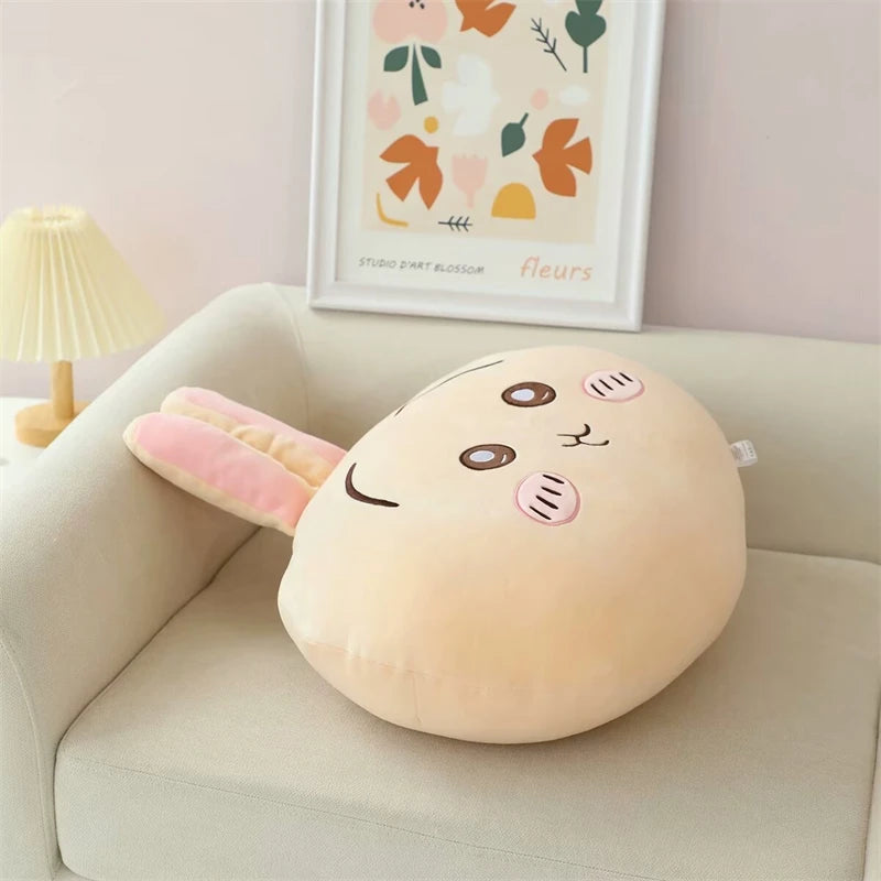 Comfortable Chiikawa Back Cushion Very Soft Throw Pillow Stuffed Hachiware Usagi Momoga Cuddly Plushies Sofa Bed Home Decor