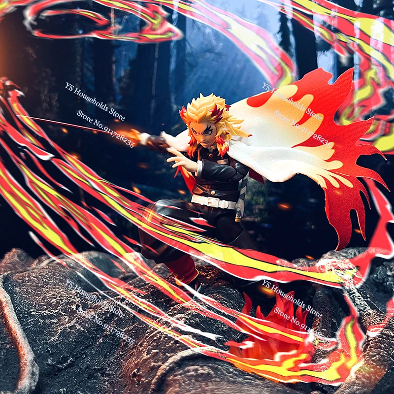 1/12 Rengoku Kyoujurou Anime Figure Mini Red White Cloak Toys Clothes Accessory For 6" Demon Slayer Shf Figma BUZZmod Soldier