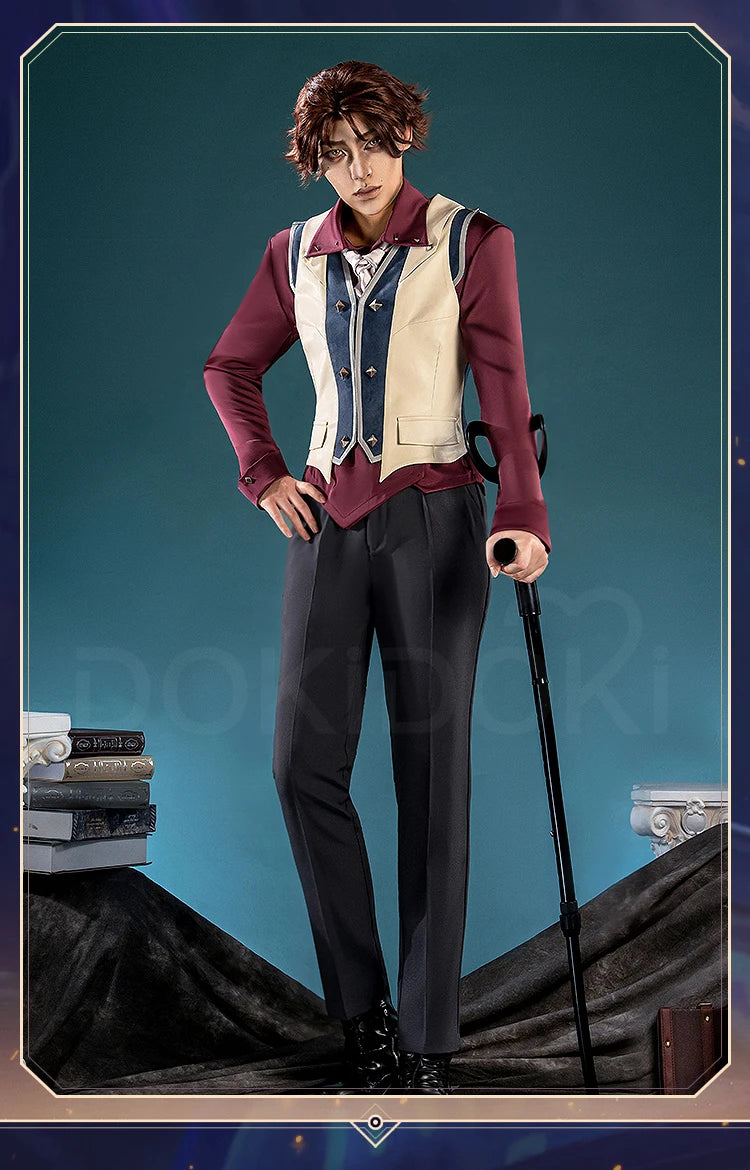 Viktorr Jaycee Cosplay Costume Game【S-3XL】DokiDoki-SR Men Uniform Suit Costume Viktorr Cosplay Plus Size