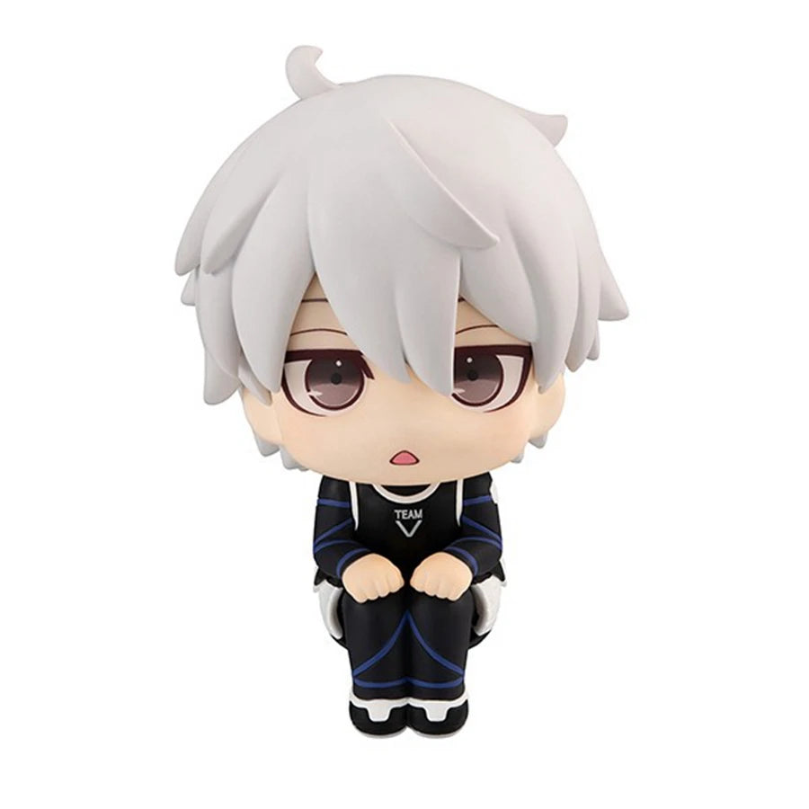 10cm Q Version Kawaii Isagi Yoichi Anime Figure Blue Lock Nagi Seishiro Action Figure Chigiri Hyoma Figurine Collection Doll Toy