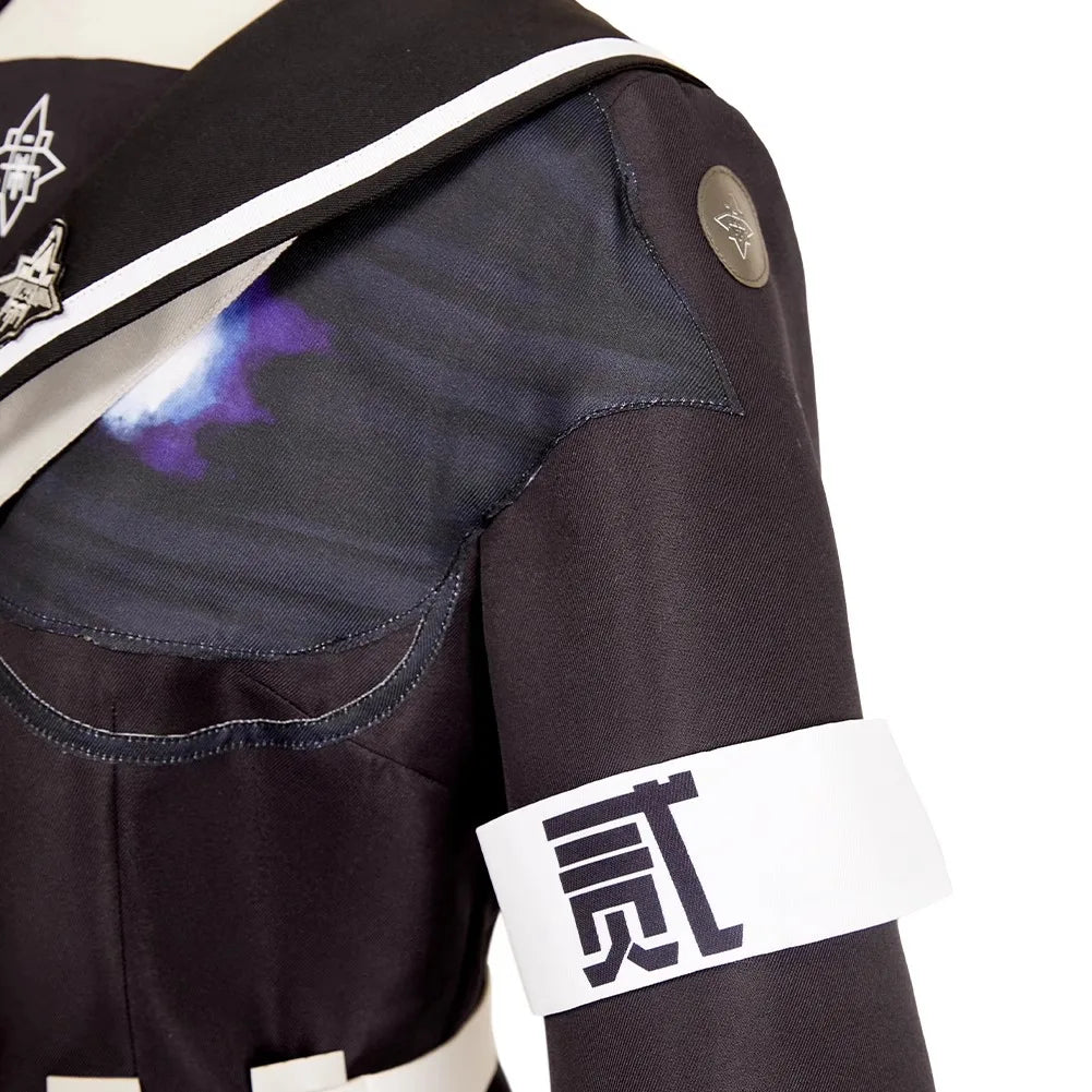 iCoser Hiruko Shizuhara Cosplay Costume Dress The Hundred Line Battle Uniform Last Defense Academy Halloween Party Women Girls