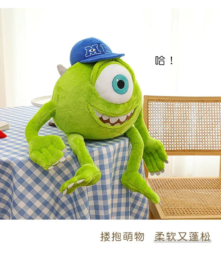 80cm Big Size Disney Mike Wazowsky Monsters University Monsters, Inc. Plushies Pillow Doll Stuffed Animal Cartoon Anime Toy Gift