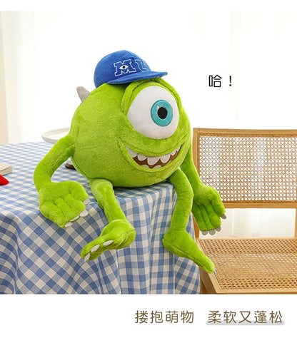 80cm Big Size Disney Mike Wazowsky Monsters University Monsters, Inc. Plushies Pillow Doll Stuffed Animal Cartoon Anime Toy Gift