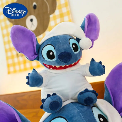 40/50/70cm Super Big Size Pajamas Stitch Disney Anime Plush Stuffed Doll Kawaii Room Decor Lilo & Stitch Plushies Holiday Gift