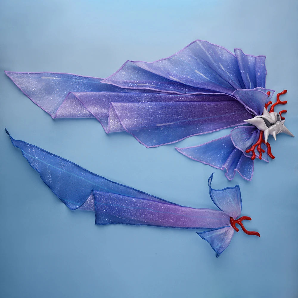 Honkai Star Rail Hysilens Cosplay Costume Wig Dress Headwear Amphoreus Festival Halloween Party for Women Girls Cos Props iCoser