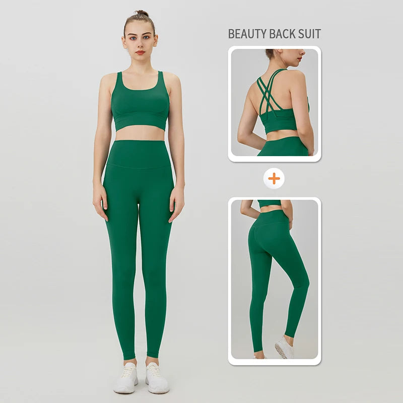 The Codex Seamless Yoga Leggings for Women – Athletic Gym Workout Fitness Pants Tights - Swamp Green 1 / XL