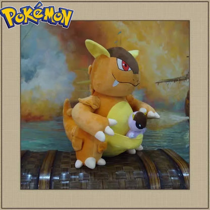 60CM Pokemon Kangaskhan Plush Cartoon Anime Plushies Soft Doll Pillow Kawaii Stuffed Plushies Ornament Giving Gifts To Children