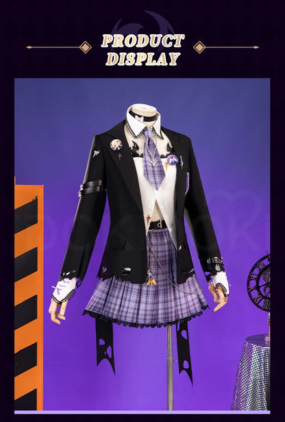 Fischl Cosplay Costume Game Genshin Impact DokiDoki-R Fischl School Uniform Cosplay Women Daily Costume