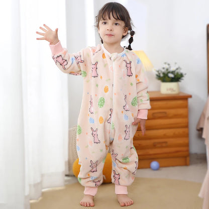 Baby Rompers Newborn Boy 6 to 9 12 18 Months Winter Warm Flannel Baby Girl Romper Toddler Kids Clothes One Piece Pajama Bodysuit