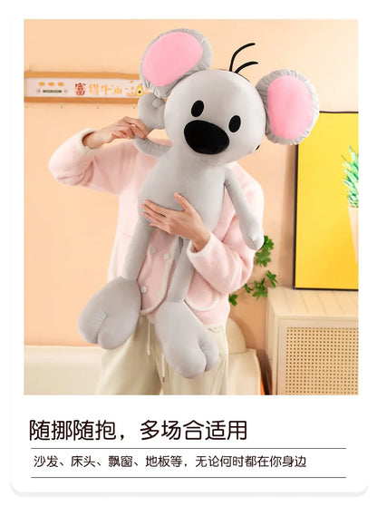 Cute Garfield Xiao Zhi Plush Toy Lovely Squeaky Mouse Stuffed Animal Cartoon Keychain Gift for Kids Birthday Xmas Present Soft