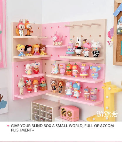 Home Decor Wall Shelves Decoration Hole Board Wall Storage Rack Storage Shelf Kitchen Bedroom Hanging Wall Shelves Wall Decor