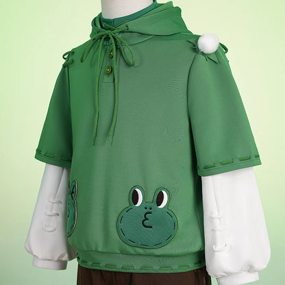 Identity V Fire Investigator LEONARD Cosplay Costume Wig Green Uniform Hat Florian Brand Halloween Party for Women Men Carnival