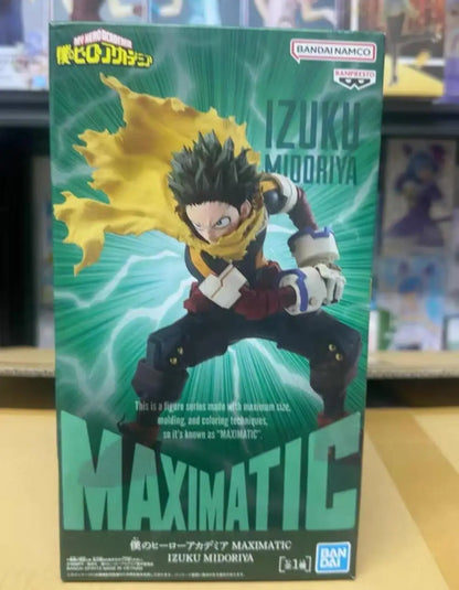Banpresto In Stock Original Maximatic My Hero Academia Midoriya Izuku Bakugou Katsuki Todoroki Shoto Figure Model Boxed Toy Gift